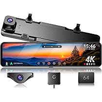 JADO G810+4K　ミラー型ドライブレコーダー Amazon.co.jp: JADO ドライブレコーダー ミラー型 3カメラ 4K