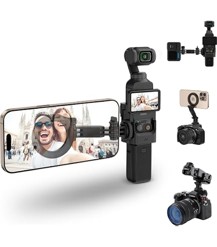 Amazon | LICHIFIT DJI Osmo Pocket 3用拡張マウント スマホホルダー