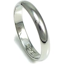 Amazon | [T TRIDEA JEWELRY] PT900 リング 指輪 甲丸 こうまる