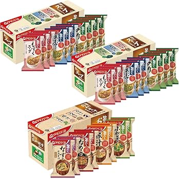 【2,393円】アマノフーズ 旨だし おみそ汁&スープアソート 28食