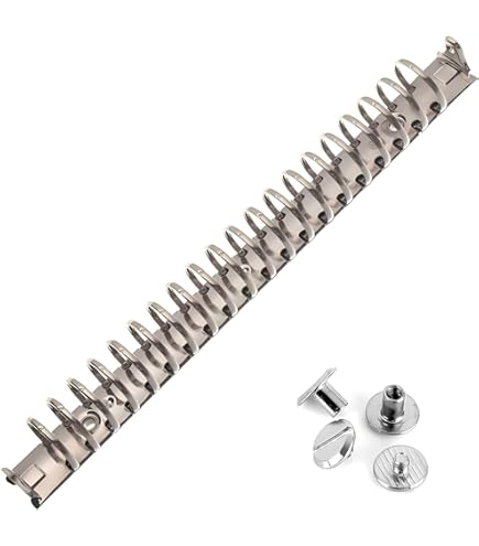 Amazon | ルーズバインダーリング A5 / B5 / A4 金属スパイラルリング