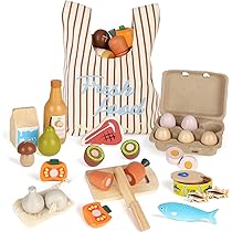 nunukids Wooden Kitchen Play Set : Amazon.com.au: Toys & Games