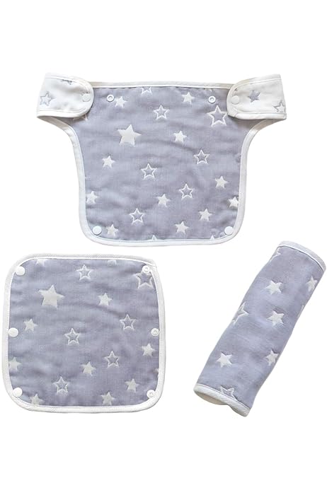 Amazon.co.jp: [エスメラルダ] よだれカバー＆ヘッドパッド2点セット 