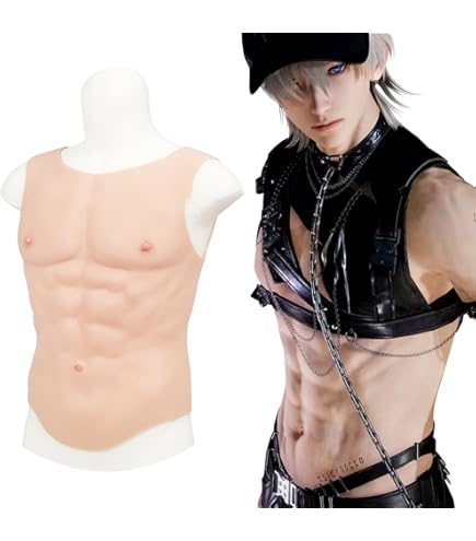 Amazon.co.jp: [Kyonyuao] ファスナー付きのシリコン筋肉スーツ 着脱