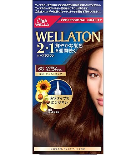 Amazon | Wella ウエラトーン 2+1 白髪染め クリームタイプ 6G やや
