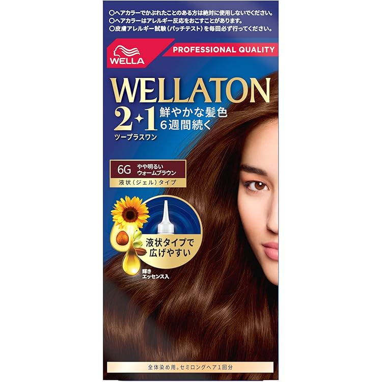 ウエラトーン2+1 ミルキーEX 7CB 明るいナチュラルブラウン(6セット)[ヘアカラー その他] Amazon | Wella ウエラトーン 2+1 白髪染め クリームタイプ 6B やや