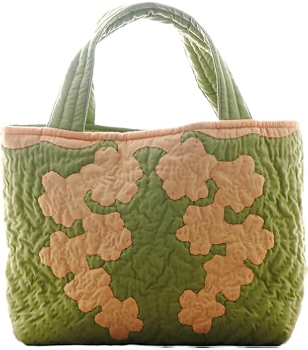 Amazon | ミウ・ミント・アロハ ハンドメイド ハワイアンキルト トート