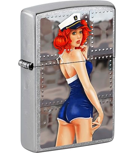 Amazon.co.jp: Zippoライター:ノーズアートピンナップガール-540
