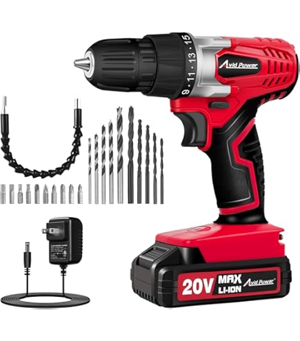 Keelat 20V Professional Cordless Drill Driver Kit Brushless Drill With Battery 24 Accessories Hammer Drill Power Drill I.292436184