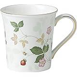 【正規輸入品】ウェッジウッド ワイルドストロベリー パステル マグカップ グリーン 結婚祝い プレゼント 50105504977
