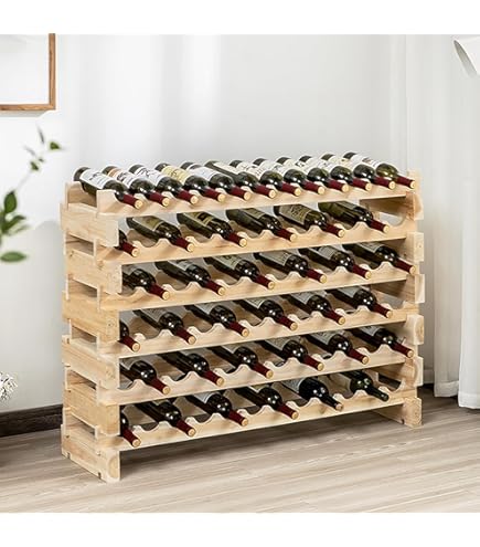Amazon｜ワインラック ワインホルダー 4段/6段 ワインボトル