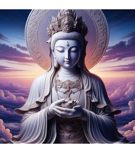 Amazon | GLTEYACO 大人クロスステッチ キット蓮の仏像11CT