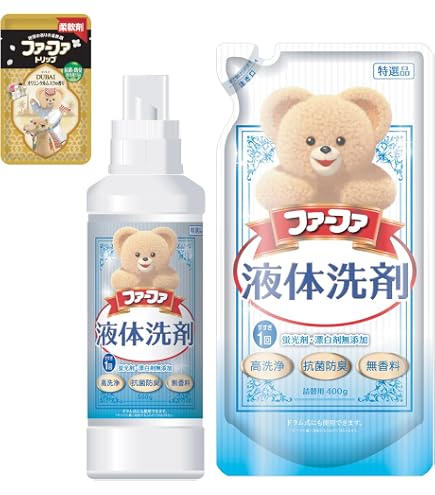 s♡✨ファーファ✨柔軟剤の香りがひきたつ無香料洗剤✨400㎖ 50個✨ Amazon | ファーファ 洗濯用 液体 洗剤 香り ひきたつ 無香料 詰替