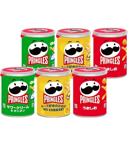 Amazon.co.jp: プリングルス ケロッグ S缶 4種*3本アソートセット (う