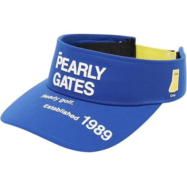 Amazon | [パーリーゲイツ] ユニセックス バイザー リサイクルPEツイル