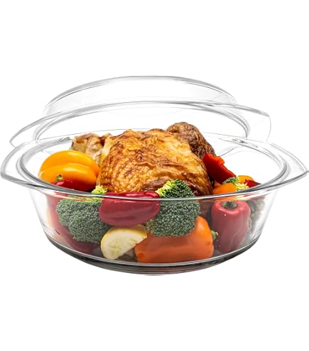 Souper Rectangle Souper Cubes Simax Glass Rectangle Roaster Pan 3 Qt - Borosilicate ...