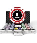 Amazon | HEITOK ポーカーセット 300枚 数字入り ポーカーチップ 11.5g