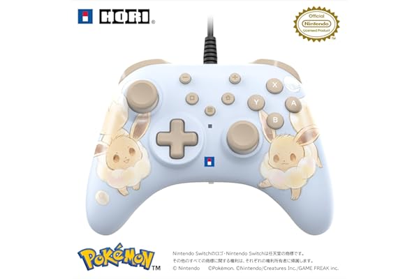 【任天堂ライセンス商品】 ホリパッド TURBO for Nintendo Switch™ 2 もふもふイーブイ 【旧Switch・Switch2両対応】
