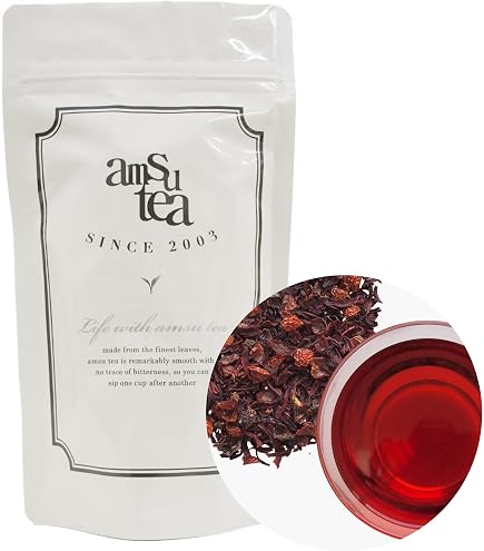Amazon | amsu tea (アムシュティー) ハーブティー ローズヒップピーチ