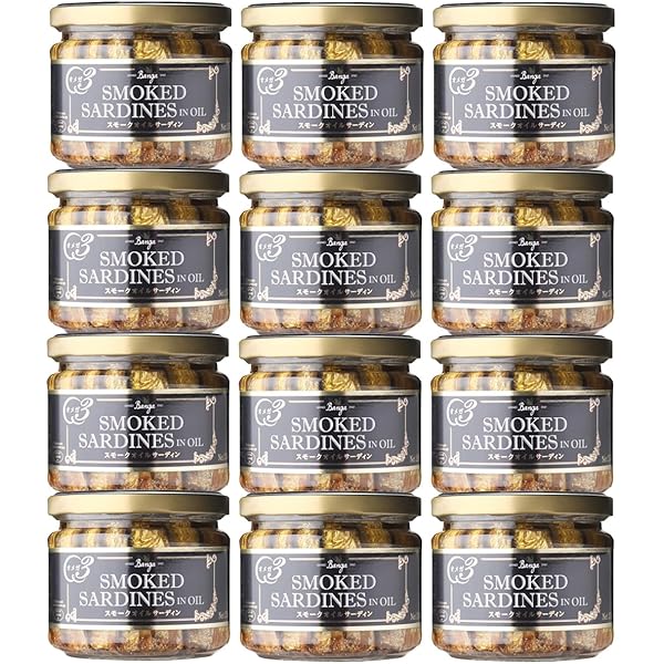 Amazon | バンガ スモークオイルサーディン 瓶 270g 24個セット