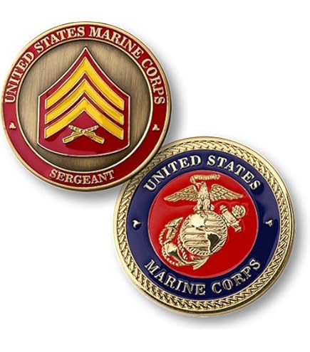 Amazon.co.jp: USMC アメリカ海兵隊 第1海兵隊 チャレンジコイン : ホビー