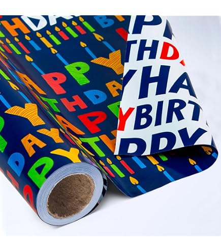 Cute Cat Wrapping Paper Jumbo Roll – 30in X 32ft Blue Kitten Print – Perfect For Birthday Gifts, Parties & Cat Lovers