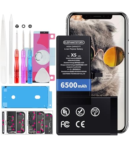 Amazon | For iPhone X バッテリー 交換 大容量 PSE 認証 iPhone X