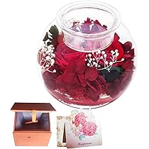 ゆほほ　プリザーブドフラワー 花器 　キャンドル　セット mil-pz1m12p_01.jpg