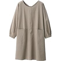 タグなし新品未使用　Roberta G 割烹着 Amazon｜無印良品 着脱しやすい 割烹着 ダークグレー