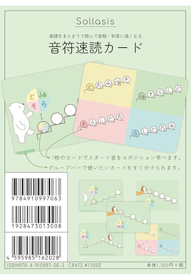 おんぷ 鍵盤表示付 和音カード (付録・和音のおけいこブック) | 木村 裕子 |本