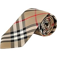 ◆美品◆Burberrys バーバリー ネクタイ 茶色 ロゴ 格子 カジュアル ◇美品◇Burberrys バーバリー ネクタイ 茶色 ロゴ 格子