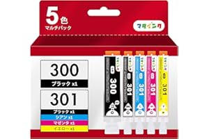 マタインク BCI-301 BCI-300 キヤノン 用 BCI300 BCI301 インク 純正 と同量 Canon 用 インク 301 300 プリンターインク TS7530 対応 互換インクカートリッジ
