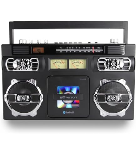 Amazon.co.jp: Studebaker Portable Retro Home Audio Stereo AM/FM