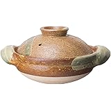 長谷製陶 長谷園 土鍋 伊賀 約21cm 約800ml 直火可 電子レンジ オーブン対応 伊賀釉 ブラウン 伊賀焼 日本製 ANIー21