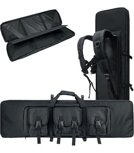 Amazon.co.jp: ライフルケースタクティカルガンバッグ、ライフル用33