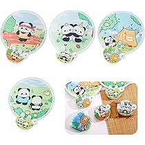 Amazon.co.jp: iSuperb うちわ 折り畳み 団扇 ミニ 4個セット 丸