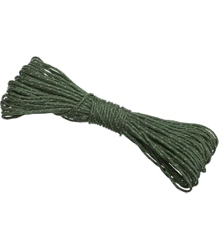 Amazon | PATIKIL 65フィート 反射ガイラインキャンプ用パラコード 2mm