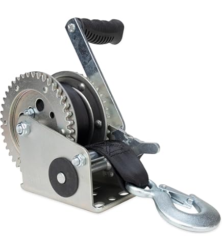BOAT TRAILER WINCH Hand Winch 3000Lbs Heavy Duty Hook With 10M (33Ft - View #3