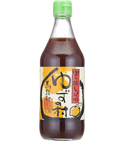 Amazon.co.jp: ぽん酢しょうゆ ゆずの村 馬路村 うまじむら 500ml ×2本