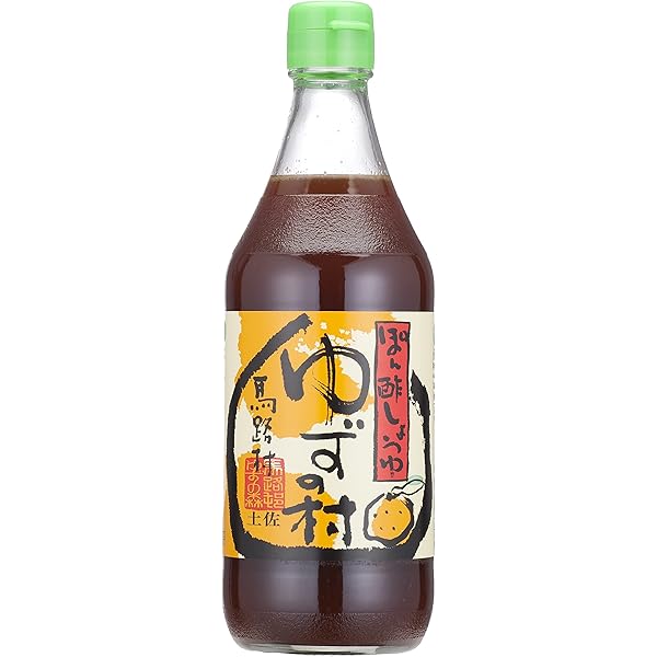 Amazon.co.jp: ぽん酢しょうゆ ゆずの村 馬路村 うまじむら 500ml ×2本