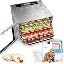 Kwasyo 6層フードドライヤー ステンレス鋼製食品乾燥機 400W