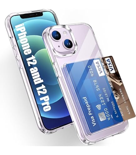 AFGHOA For IPhone 16 Case Wallet 6.1 Inch Clear, 4 Cards Holder Cover With Kickstand For Women Men,Yellowing Resistant Transparent TPU Flip Wallet ID Slot Shockproof Bumper Hard Shell For I16 - View #8