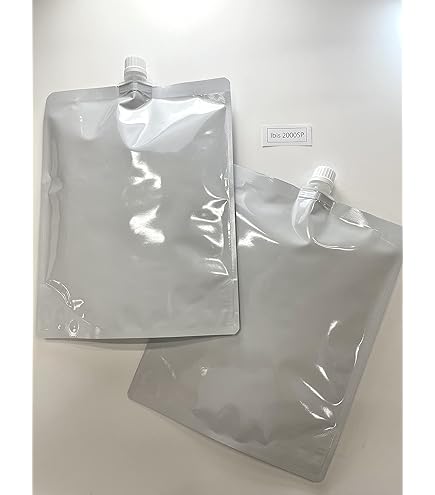 Amazon.co.jp: 【バリア性の高いアルミ+白印刷 詰替容器Ibis1000