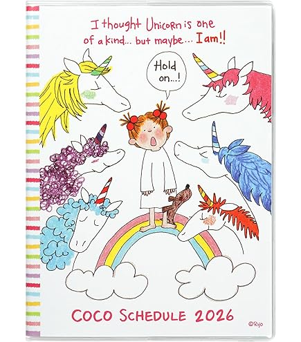 Amazon.co.jp: グリーティングライフ ココちゃん 手帳 2026年 B6