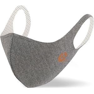 COPPER LINE(コッパーライン) 抗菌コッパーマスク チャコール M