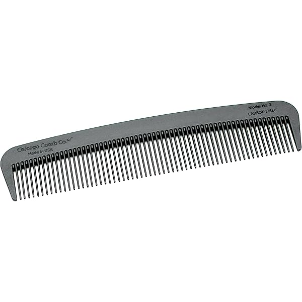 Amazon | Chicago Comb Model 2 Carbon Fiber, Made in USA, Anti