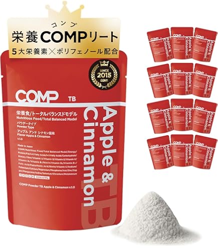 Amazon | COMP Powder LC Plain (v.2.1 4,800kcal 852g 12袋1箱) 低糖