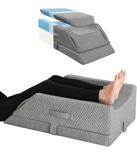 足サポート用枕 怪我人 手術を受けた方にぴったり 膝と足首をサポート Amazon｜足サポート用枕、足枕 就寝用 足置き クッション｜足枕