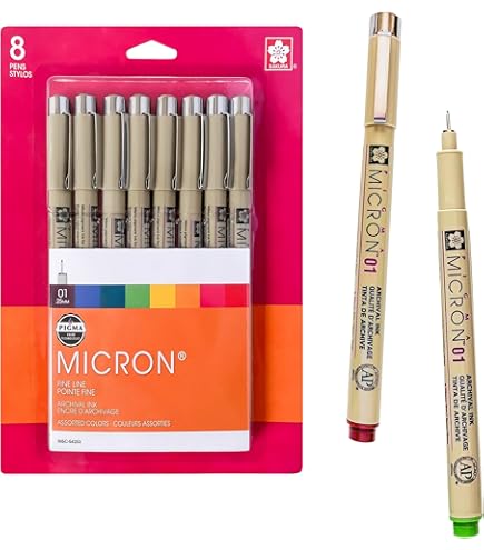 Amazon.co.jp: Sakura ピグマ ミクロン インクペンセット ブリスター