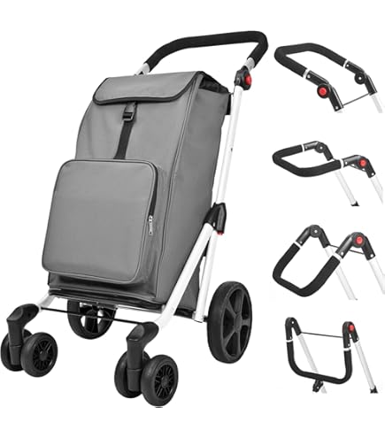 Amazon｜ショッピングキャリー 6輪 ショッピングカート 保温保冷